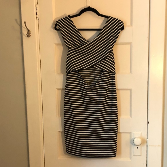 Striped Bodycon Dress - Picture 9 of 10